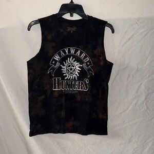 Wayward Hunters Black and Brown Muscle Tee